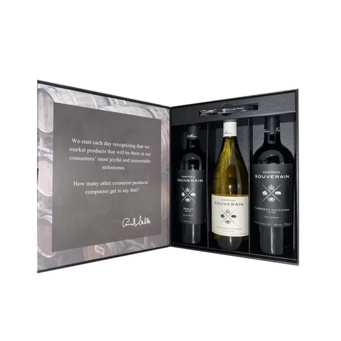 Chateau Souverain 3 Bottle Gift Pack with Corkscrew